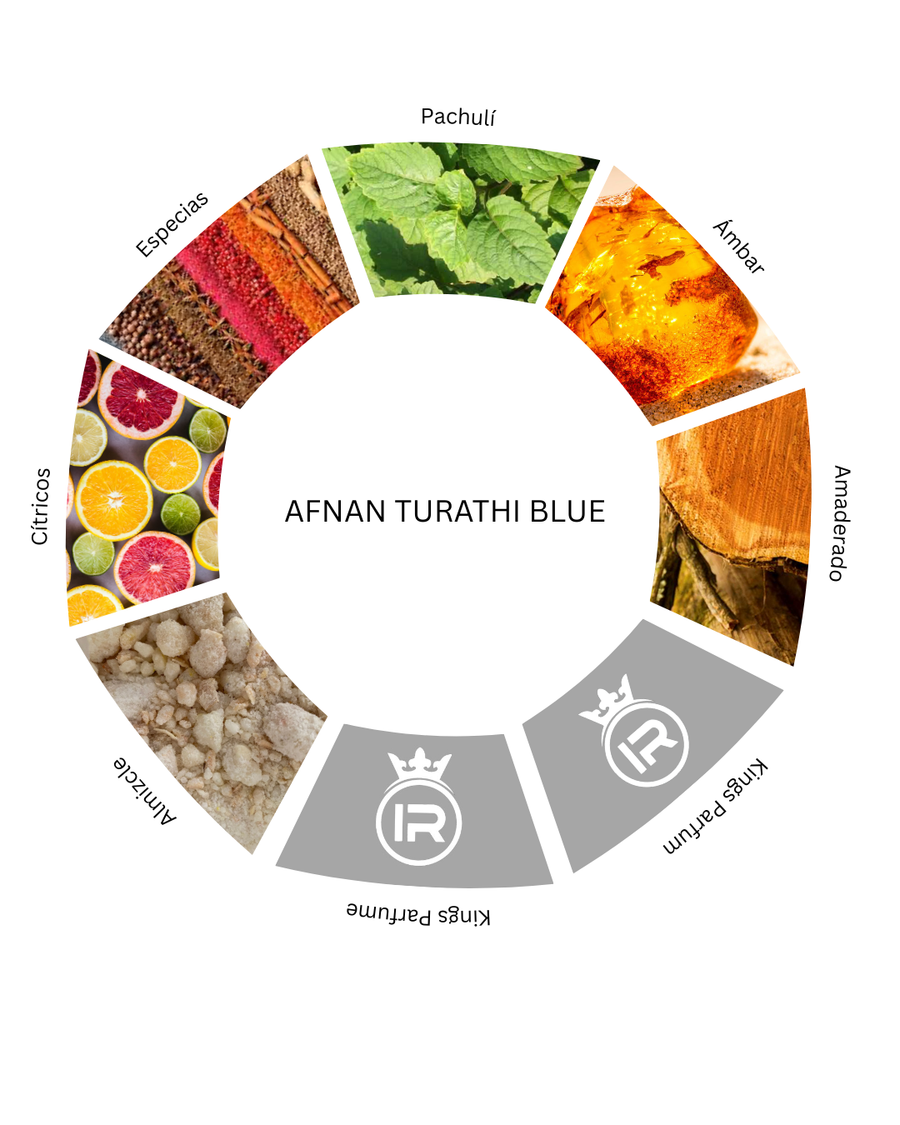 Notas olfativas de Afnan Turathi Blue