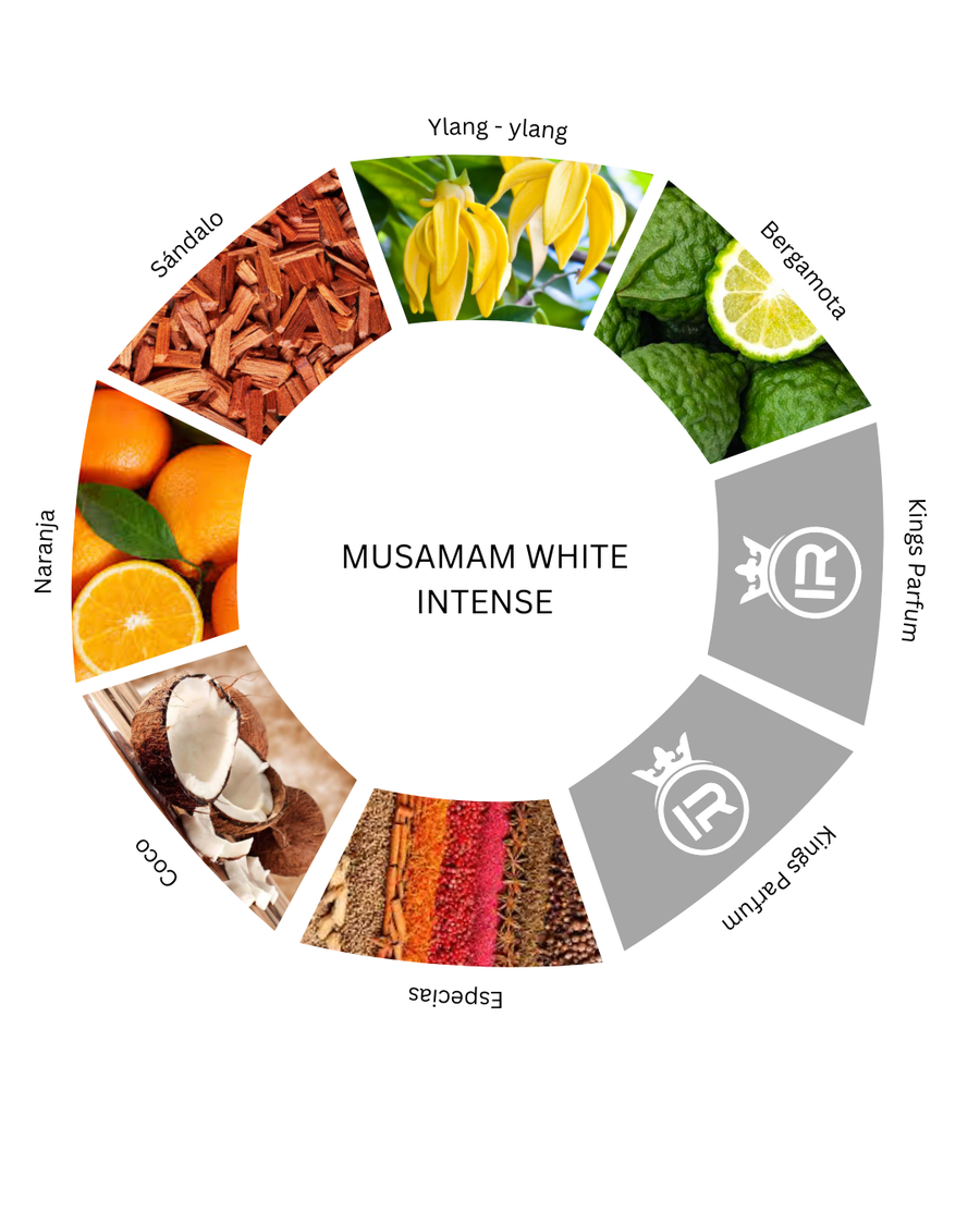 Notas olfativas de Musamam White Intense